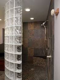 Waterproof Glass Block Shower Wall Base