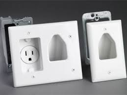 Recessed Wall Plate Remodeling Kit With