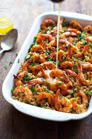 garlic er shrimp and quinoa recipe
