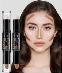 vonkayi 2 pcs double head concealer contour stick highlight stick makeup double end highlight contour stick