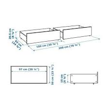 Ikea Malm Bed Storage Box For High Bed