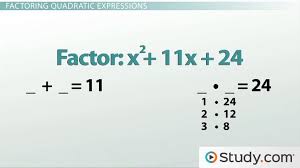 Factoring Quadratic Equations Using