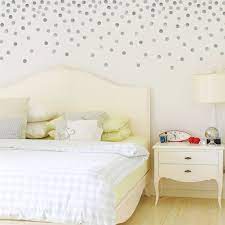 Silver Or Gold Polka Dots Wall Stickers