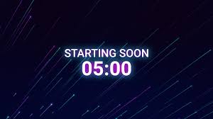 countdown timer video for live stream