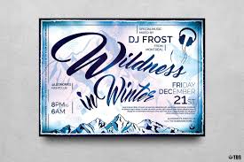 Wildness In Winter Flyer Template