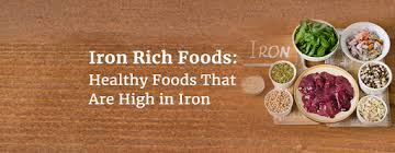 foods high in iron care hospitals