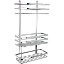 Wall mount bathroom accessory shower caddy storage shelf chrome, stainless steel. Satina Wire Triple Shelf Shower Basket Chrome 3 Tier By Satina Buy Online In Saint Vincent And The Grenadines At Saintvincent Desertcart Com Productid 51641779