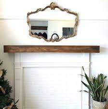 Faux Fireplace Overmantel Makeover With