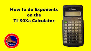 texas instruments ti 30xa calculator