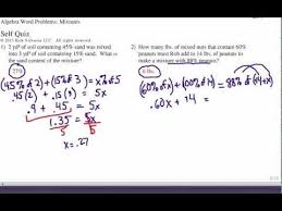 How To Solve Algebra Word Problems
