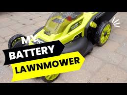 my battery lawn mower ryobi one hp