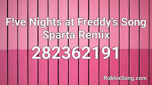 song sparta remix roblox id roblox