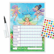 Details About The Fairy Nuffs Behaviour Reward Chart With Free Pen Star Stickers Nufr