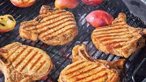 how to grill pork chops on charcoal