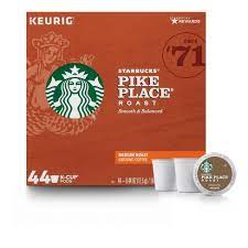 Compatible with nescafé® dolce gusto® coffee machines. Starbucks Medium Roast K Cup Coffee Pods Pike Place Roast For Keurig Brewers 1 Box 44 Pods Target