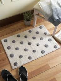 hand tufted cotton bath rug mat