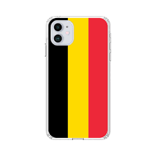 flag of belgium iphone 12 mini clear