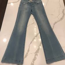 I Love H81 Flare Bottom Light Colored Jeans Sz 28