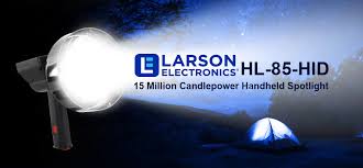 15 Million Candlepower Handheld Spotlight 35 Watt Hid 3200 Lumens Spot Flood Combo 7 Inch