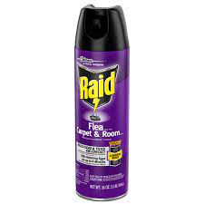raid flea carpet and room spray