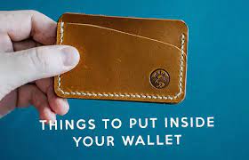 Wallet Essentials List The Definitive