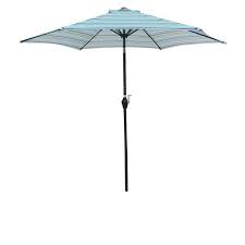 Patio Umbrella In Blue Stripes Hp 9u Bs