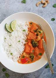 Red Curry With Pumpkin gambar png
