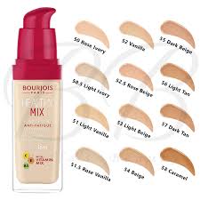 bourjois healthy mix anti fatigue 16h foundation 50 rose ivory