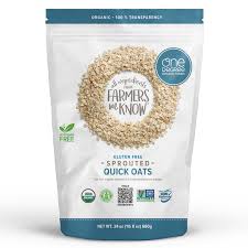 organic sprouted quick oats one