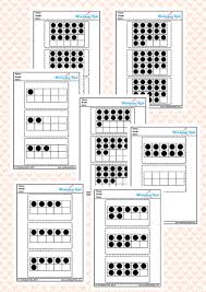 ten frames printable worksheets