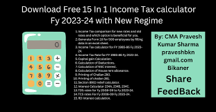 15 in income tax calculator free
