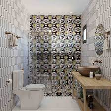 100 modern bathroom tile designs ideas