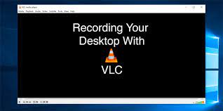 screen with vlc media player