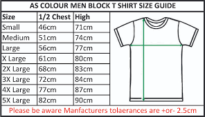 As Colour Men Hi Vis Block T Shirt The Custom T Shirt Shop