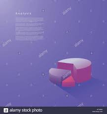 Modern 3d Pie Chart Graph Vector Element In Isometric Style