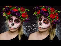sugar skull makeup tutorial makijaż