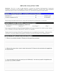 Employee Evaluation Report Template Best Of Sample Form Clearance
