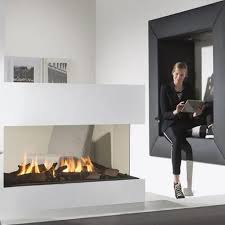 Lucius 100 Room Divider Gas Fireplace