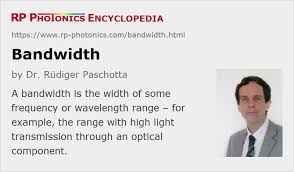 Rp Photonics Encyclopedia Bandwidth Optical Spectrum