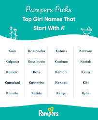 top baby names that start with k