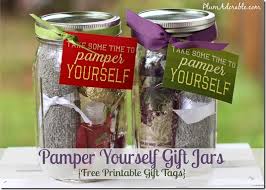 These will be an effortless and natural way to decorate. Pamper Yourself Gifts In A Jar Homemade Spa Gift