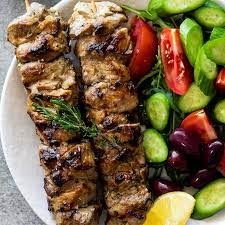 greek pork souvlaki simply delicious