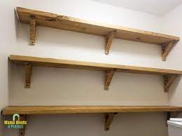 Diy Wood Shelves Wood Shelf Brackets