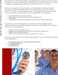 nursing resume cover letter packet