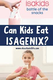 Can Kids Eat Isagenix Products