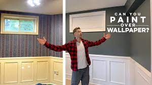 can you paint or texture over wallpaper