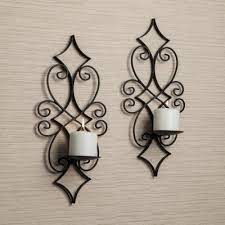 iron wall sconces candle sconces