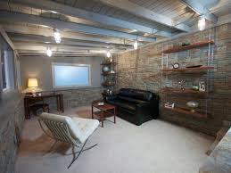 unfinished basement ideas