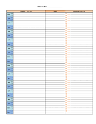 24 Hour Time Sheet Luxury Printable Daily Hourly Schedule