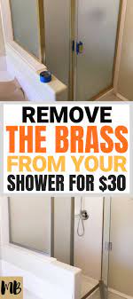 how to paint a br shower frame for
